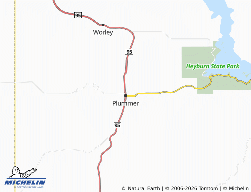 Mapa MICHELIN Plummer - ViaMichelin