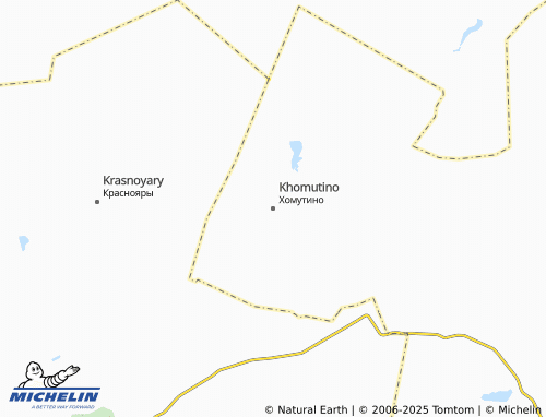 MICHELIN Khomutino map - ViaMichelin