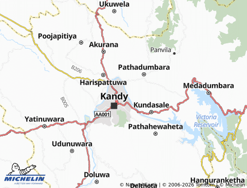 Mappa MICHELIN Aruppala West - ViaMichelin