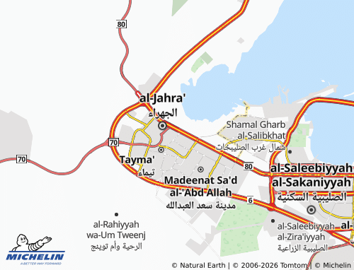 MICHELIN Qasr map - ViaMichelin