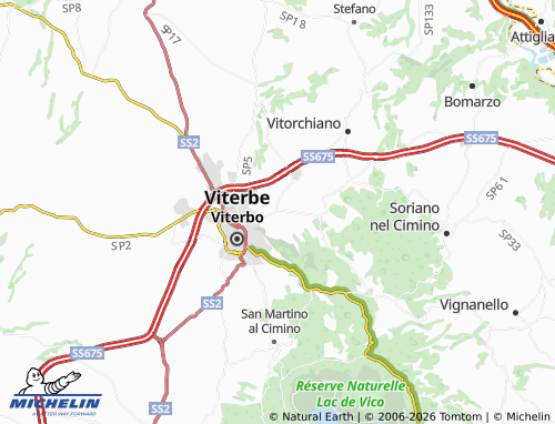 Carte MICHELIN La Quercia - ViaMichelin