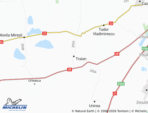 Mapa MICHELIN Traian - ViaMichelin