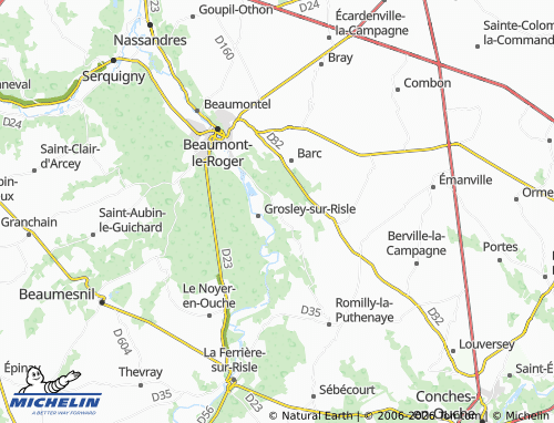 Mapa MICHELIN Conchez - ViaMichelin