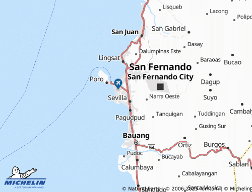 MICHELIN Parian map - ViaMichelin