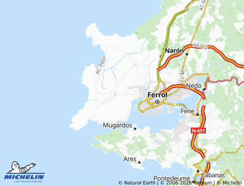 MICHELIN Valón map - ViaMichelin