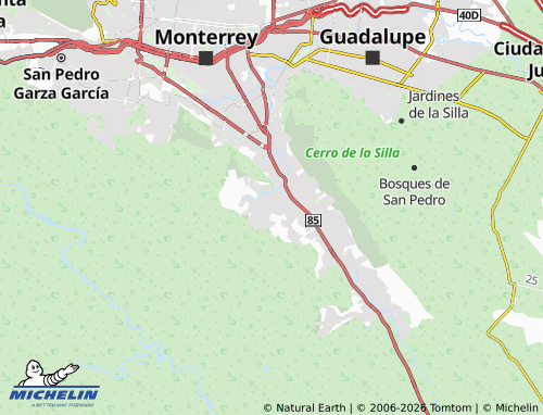 Mappa MICHELIN Sierra Alta Tercer Sector - ViaMichelin