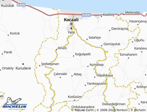 Mappa MICHELIN Koğukpelit - ViaMichelin