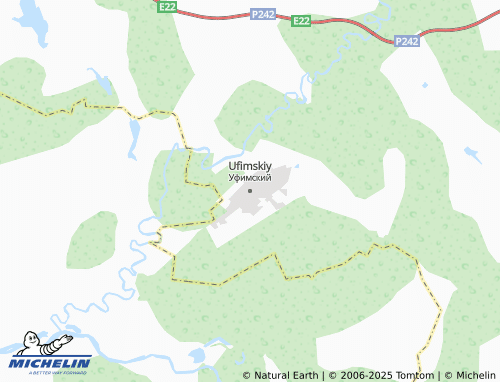 MICHELIN Ufimskiy map - ViaMichelin