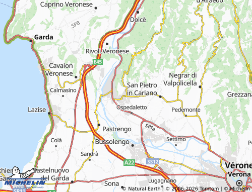 Mappa MICHELIN Sant'Ambrogio di Valpolicella - ViaMichelin