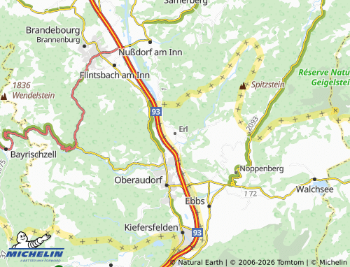 Mapa MICHELIN Erl - ViaMichelin