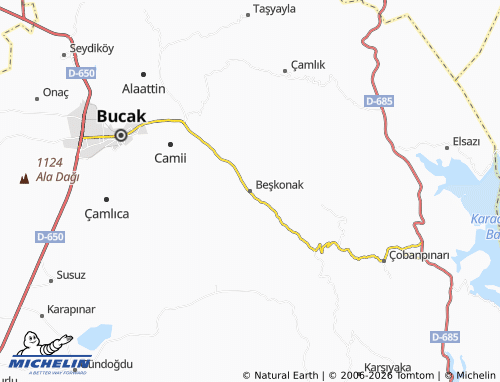 Mappa MICHELIN Beşkonak - ViaMichelin