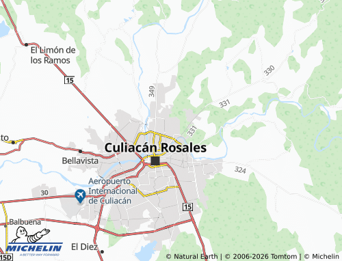 MICHELIN Rubén Jaramillo map - ViaMichelin
