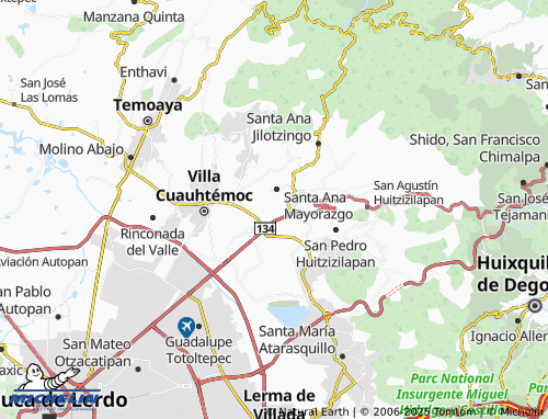 Carte MICHELIN Villas del Bosque - ViaMichelin