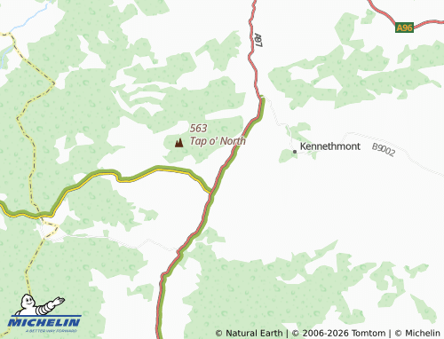 Carte MICHELIN Milton of Noth - ViaMichelin