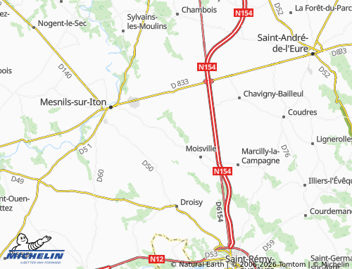 MICHELIN Créton map - ViaMichelin