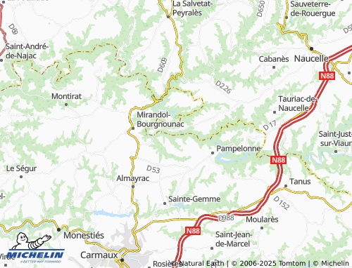 Carte MICHELIN La Roque - ViaMichelin