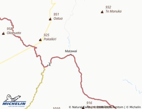 Mapa MICHELIN Matawai - ViaMichelin