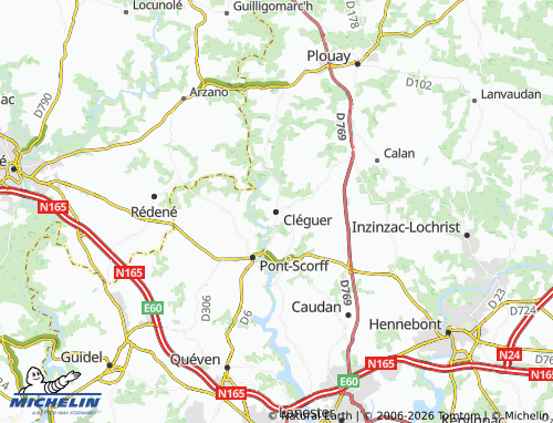 Mappa MICHELIN Cléguer - ViaMichelin