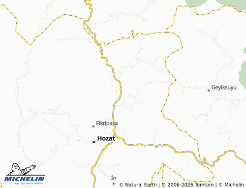 MICHELIN Uzundal map - ViaMichelin