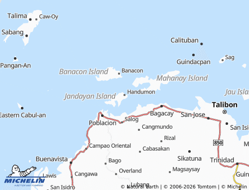 MICHELIN Handumon map - ViaMichelin