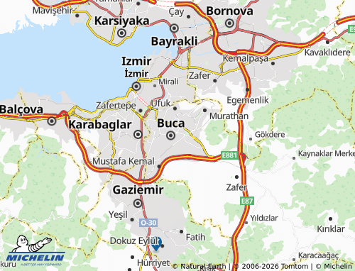 Mapa MICHELIN Kozağaç - ViaMichelin