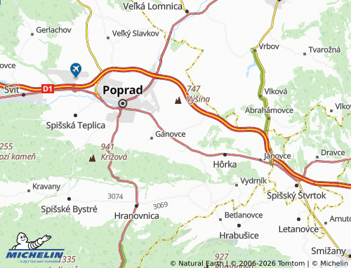 MICHELIN Hozelec map - ViaMichelin