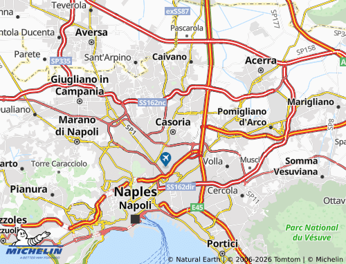 Mapa MICHELIN Casoria - ViaMichelin