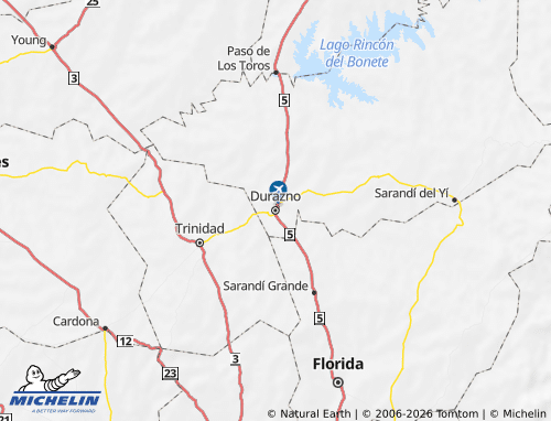 Mapa MICHELIN Durazno - ViaMichelin