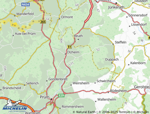 MICHELIN Kleinlangenfeld map - ViaMichelin