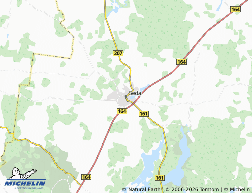 MICHELIN-Landkarte Seda - ViaMichelin