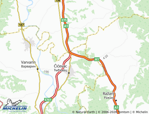 Mapa MICHELIN Pojate - ViaMichelin