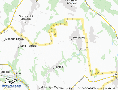 Carte MICHELIN Vasilievca - ViaMichelin