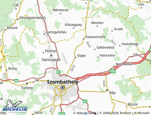 Mapa MICHELIN Söpte - ViaMichelin