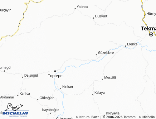MICHELIN Gözlüce map - ViaMichelin