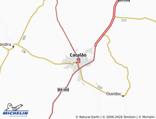 Mapa MICHELIN Catalão - ViaMichelin