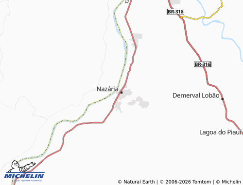 Mapa MICHELIN Nazária - ViaMichelin