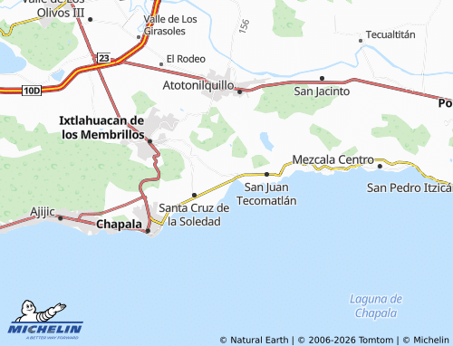 Mappa MICHELIN San Nicolás de Ibarra - ViaMichelin