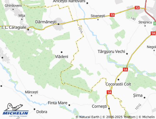 MICHELIN Coada Izvorului map - ViaMichelin