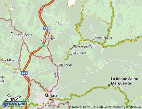 Mappa MICHELIN La Cresse - ViaMichelin