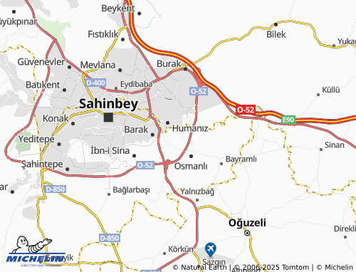 MICHELIN Malazgirt map - ViaMichelin