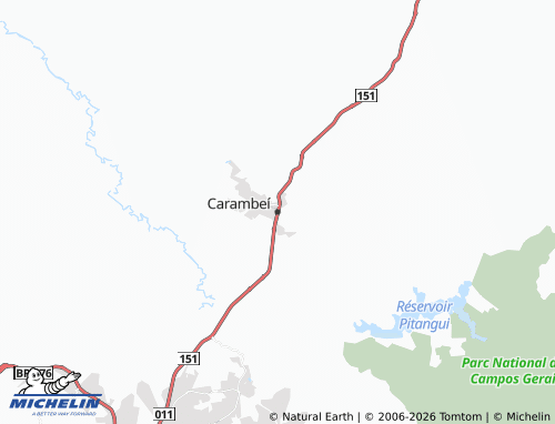 Carte MICHELIN Carambeí - ViaMichelin