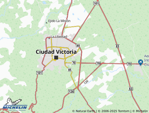 MICHELIN Linda Vista map - ViaMichelin