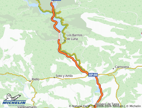 MICHELIN Mora de Luna map - ViaMichelin