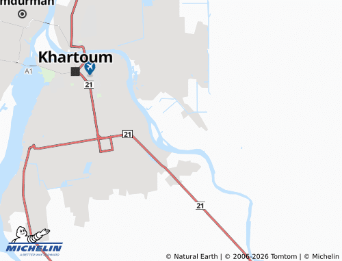 MICHELIN Umm-Dom map - ViaMichelin