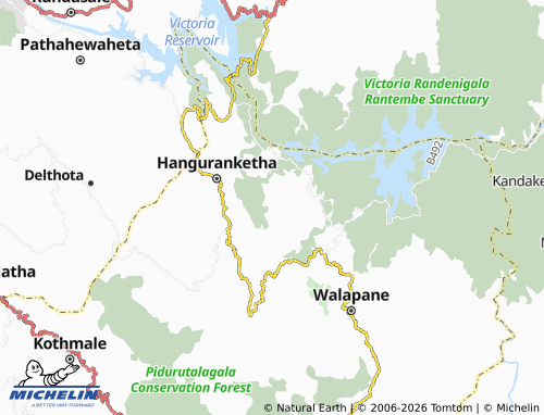 MICHELIN Uda Galauda map - ViaMichelin