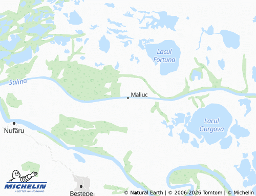 MICHELIN Maliuc map - ViaMichelin
