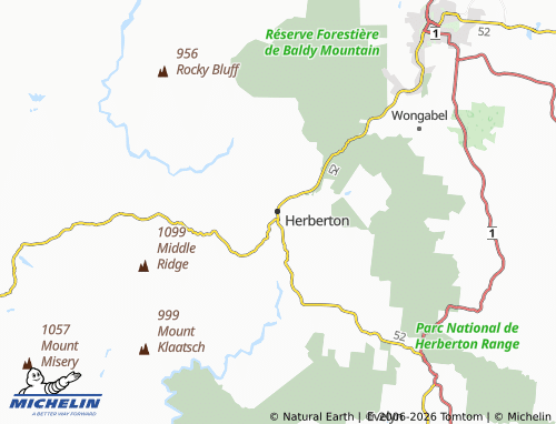 MICHELIN Herberton map - ViaMichelin