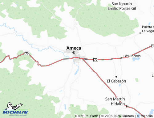 Carte MICHELIN Rancho Corona - ViaMichelin