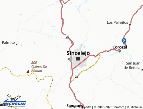 Carte MICHELIN La Estrella - ViaMichelin