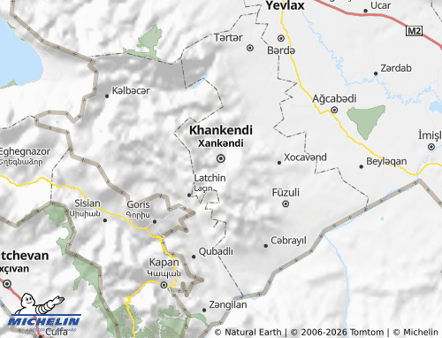 MICHELIN-Landkarte Şuşa - ViaMichelin